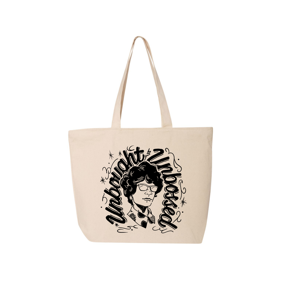 
                  
                    Unbought & Unbossed Shirley Chisholm Tote
                  
                