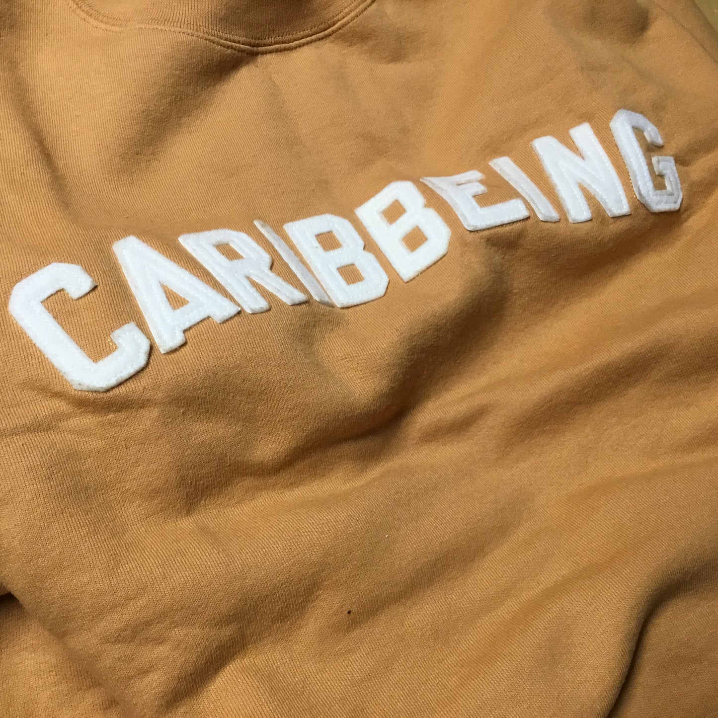 
                  
                    CARIBBEING Varsity Crewneck with Sewn Felt Lettering
                  
                