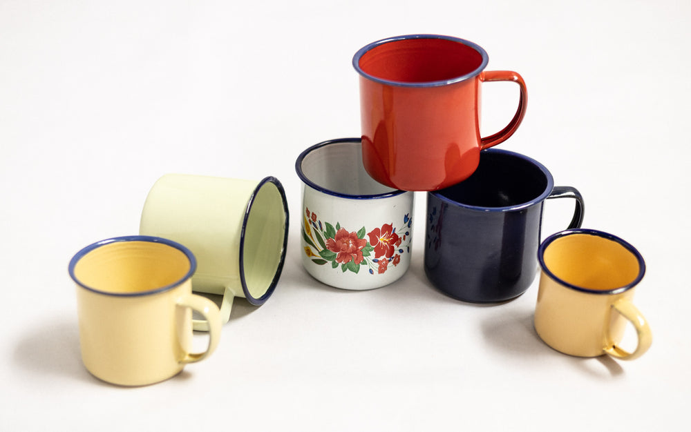 Caribbean Enamel Cups