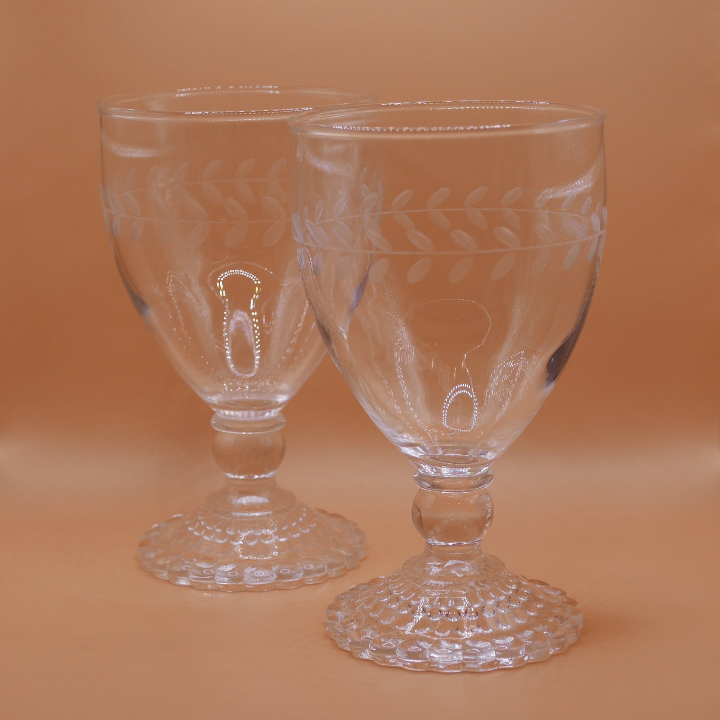 
                  
                    Vintage Pair Wine Goblets
                  
                