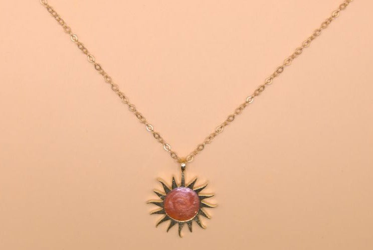 84Gem: Sun Pendant Necklace