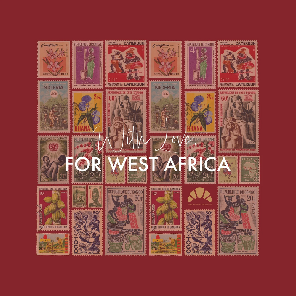 
                  
                    The Haitian Croissant: With Love - Silk Scarves
                  
                