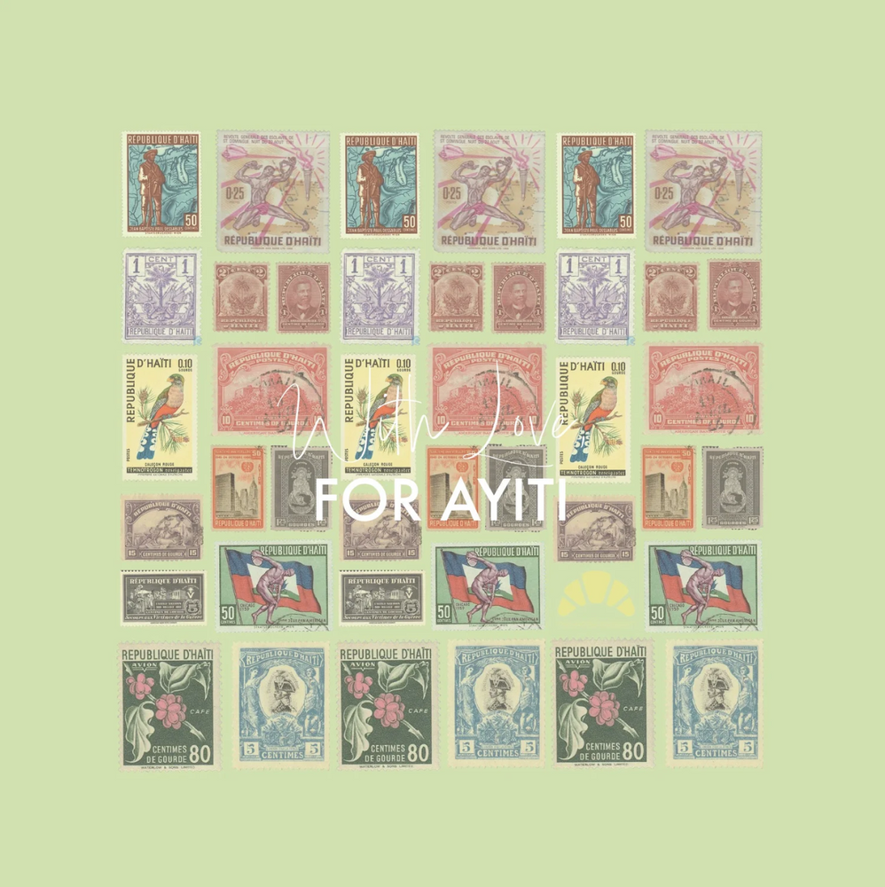 
                  
                    The Haitian Croissant: With Love - Silk Scarves
                  
                