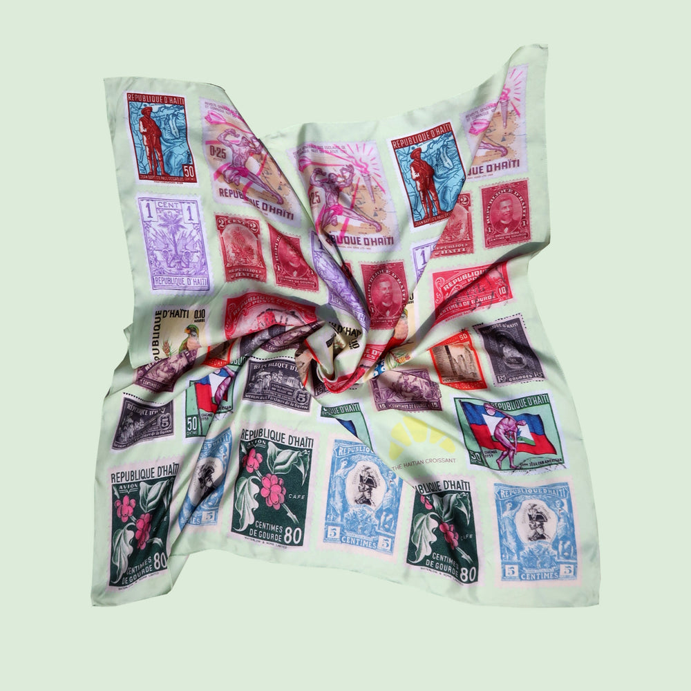 
                  
                    The Haitian Croissant: With Love - Silk Scarves
                  
                