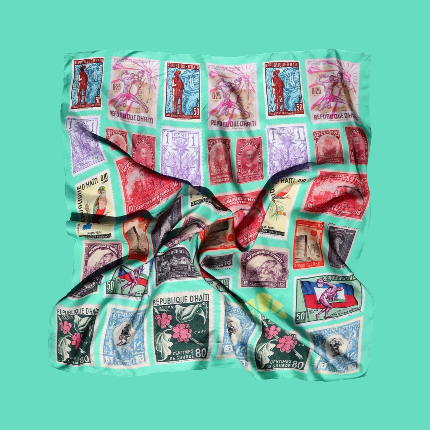 
                  
                    The Haitian Croissant: With Love - Silk Scarves
                  
                