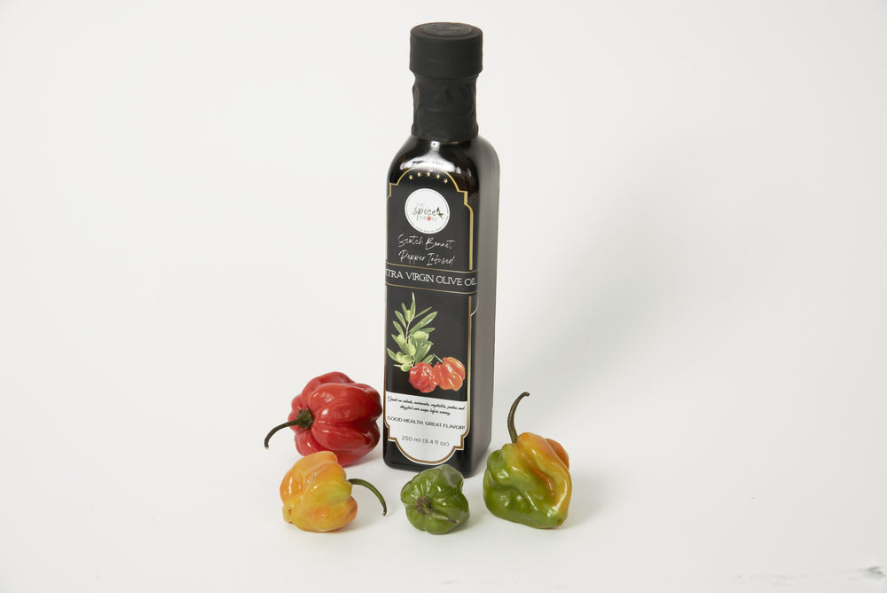 “Scotch Bonnet Pepper Infused” Extra Virgin Olive Oil