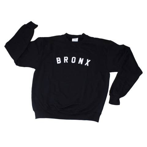 BRONX Varsity Crewneck with Sewn Felt Lettering