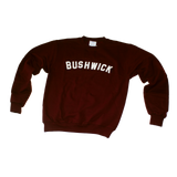 BUSHWICK Varsity Crewneck with Sewn Felt Lettering