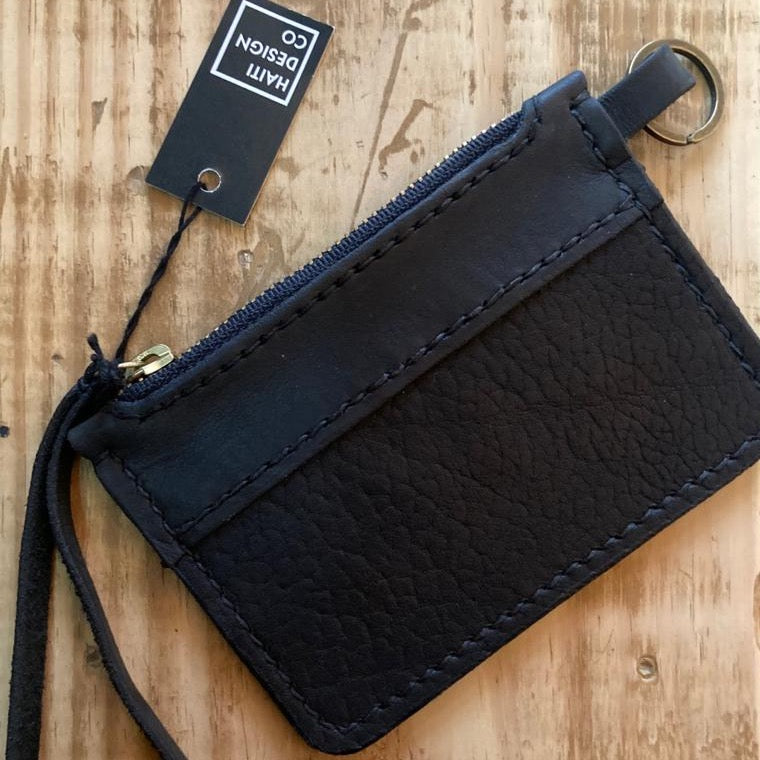 
                  
                    Haiti Design Co: Mini Leather Zip Wallet
                  
                