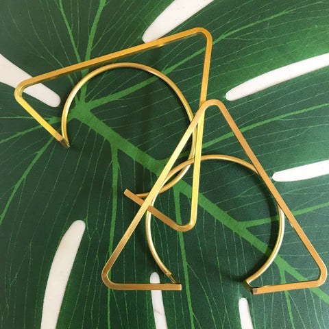 84Gem: Triangle Cuff Bracelet