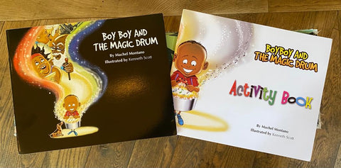 BoyBoy and The Magic Drum Activity Book and Reading Book